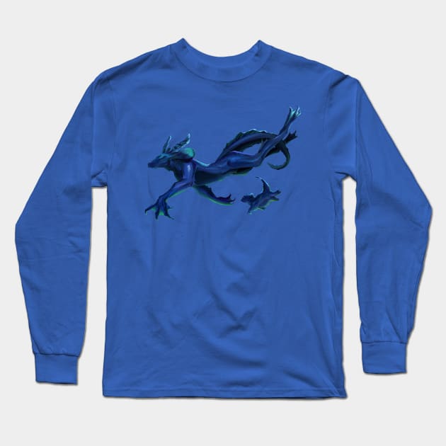 Deep Sea Alien Long Sleeve T-Shirt by banditotees